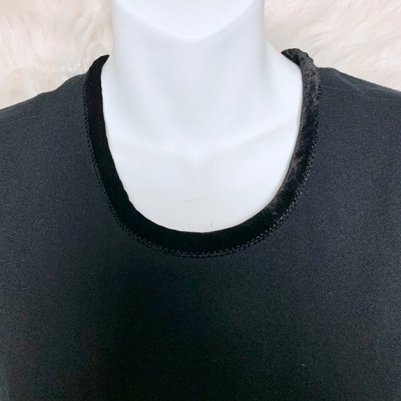 LA'T by L'AGENCE Black Wool Mix Maxi Formal Dress - Picture 7 of 8